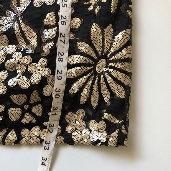 LOUCHE Gold Sequin Mini Dress - Picture 11 of 11